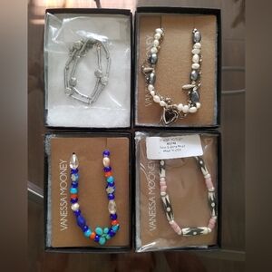 Vanessa Mooney choker necklaces (bundle of four-- or message me)